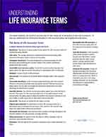Life Insurance Terms PDF